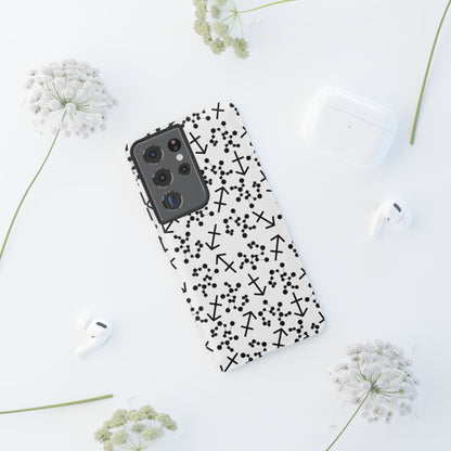 Tough Cases with the Sagittarius Zodiac sign for iPhone, Samsung Galaxy, and Google Pixel devices