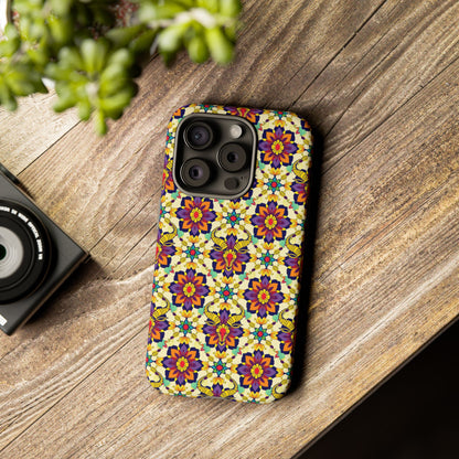 Tough Cases, Taurus, Zodiac v1, Flower Pattern