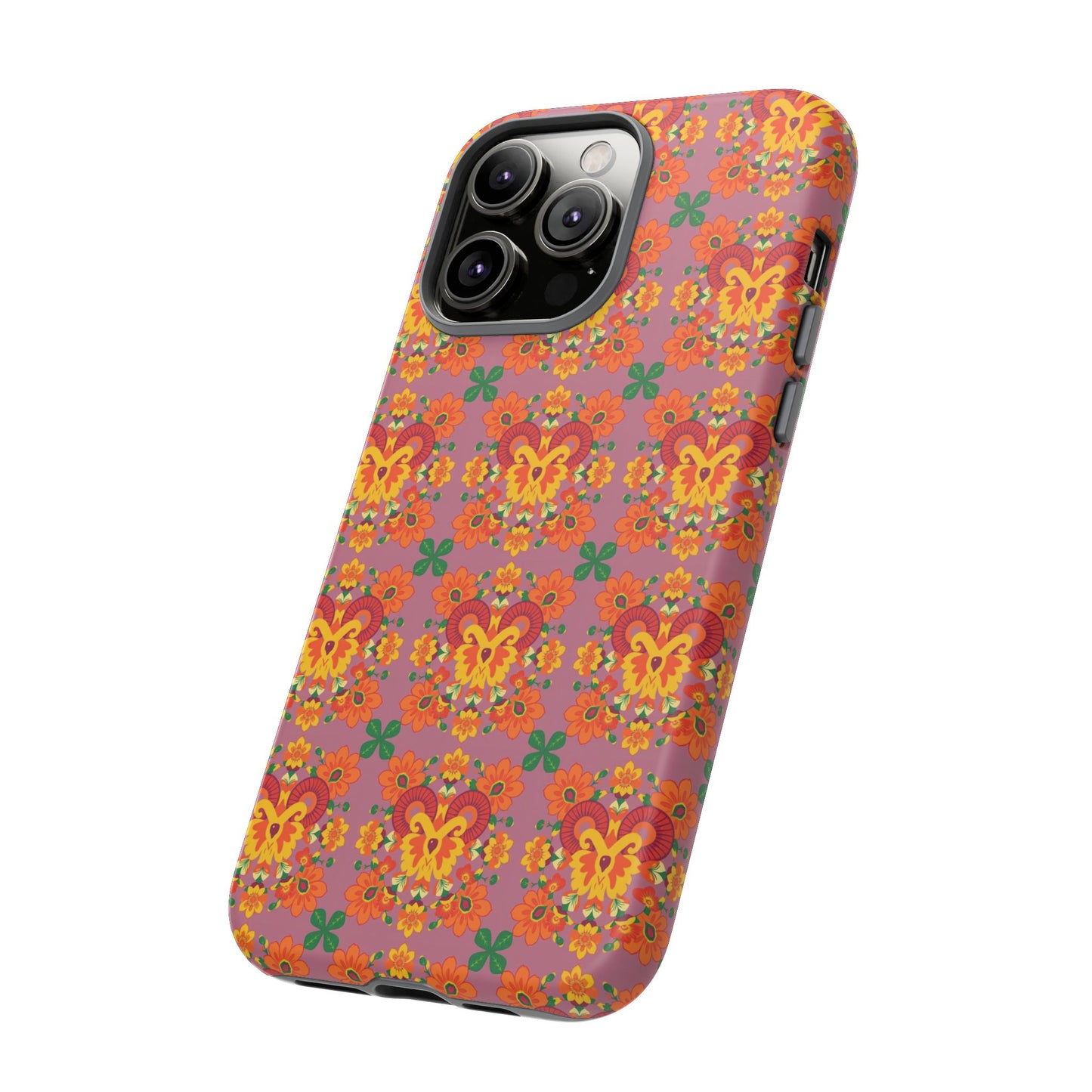 Tough Cases, Aries, Zodiac v1, Flower Pattern