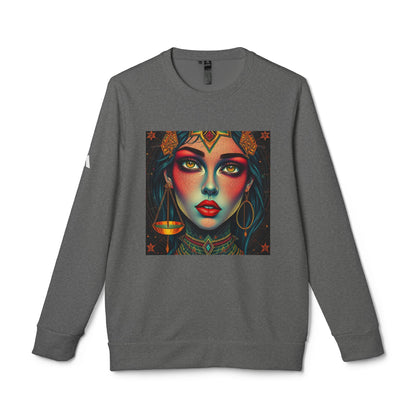 Adidas, Unisex Fleece Crewneck Sweatshirt, Libra, Pop Art v1, Zodiac
