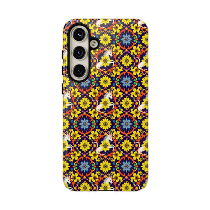 Tough Cases, Aquarius, Zodiac v3, Flower Pattern