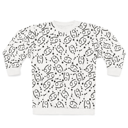Zodiac AOP Unisex Sweatshirt Cancer Zodiac Sign