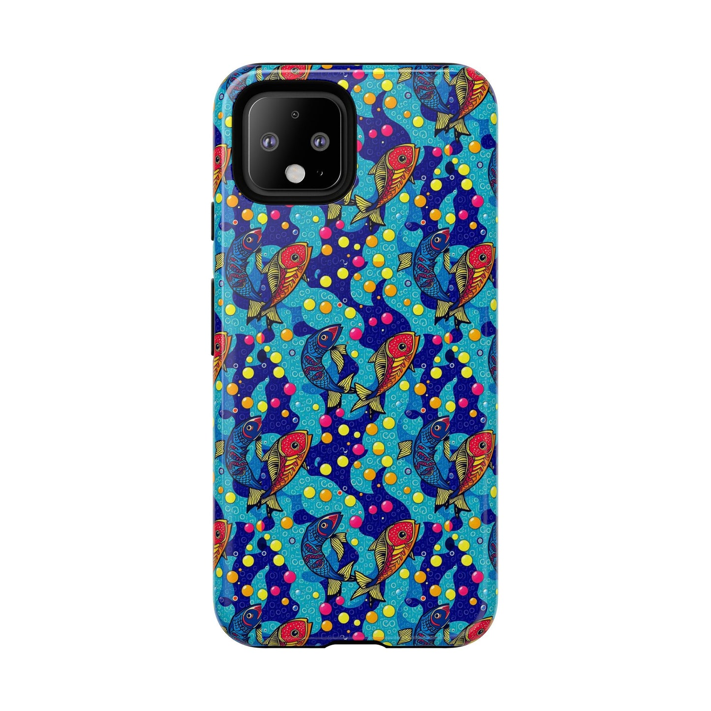 Tough Cases, Pisces, Zodiac v2, Bubble Pattern
