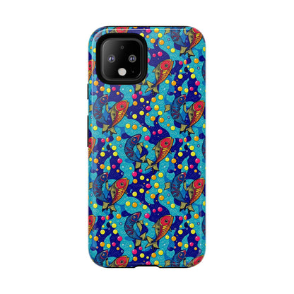 Tough Cases, Pisces, Zodiac v2, Bubble Pattern