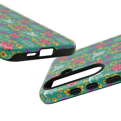 Tough Cases, Aquarius, Zodiac v4, Flower Pattern