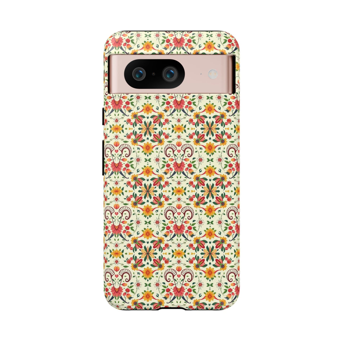 Tough Cases, Aries, Zodiac, Flower Pattern