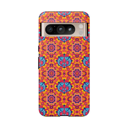 Tough Cases, Pisces, Zodiac v1, Flower Pattern