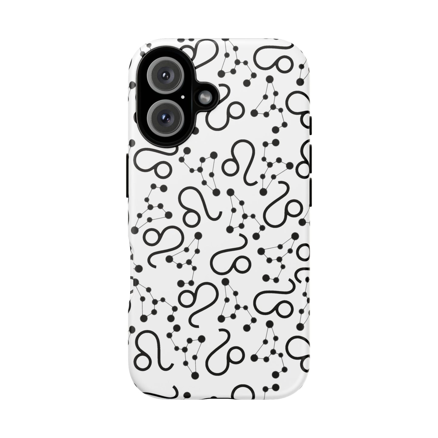 Tough Cases with the Leo Zodiac sign for iPhone, Samsung Galaxy, and Google Pixel devices