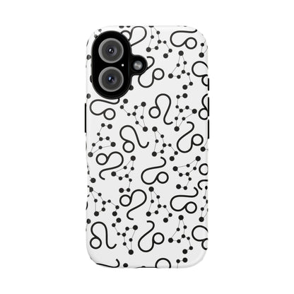 Tough Cases with the Leo Zodiac sign for iPhone, Samsung Galaxy, and Google Pixel devices