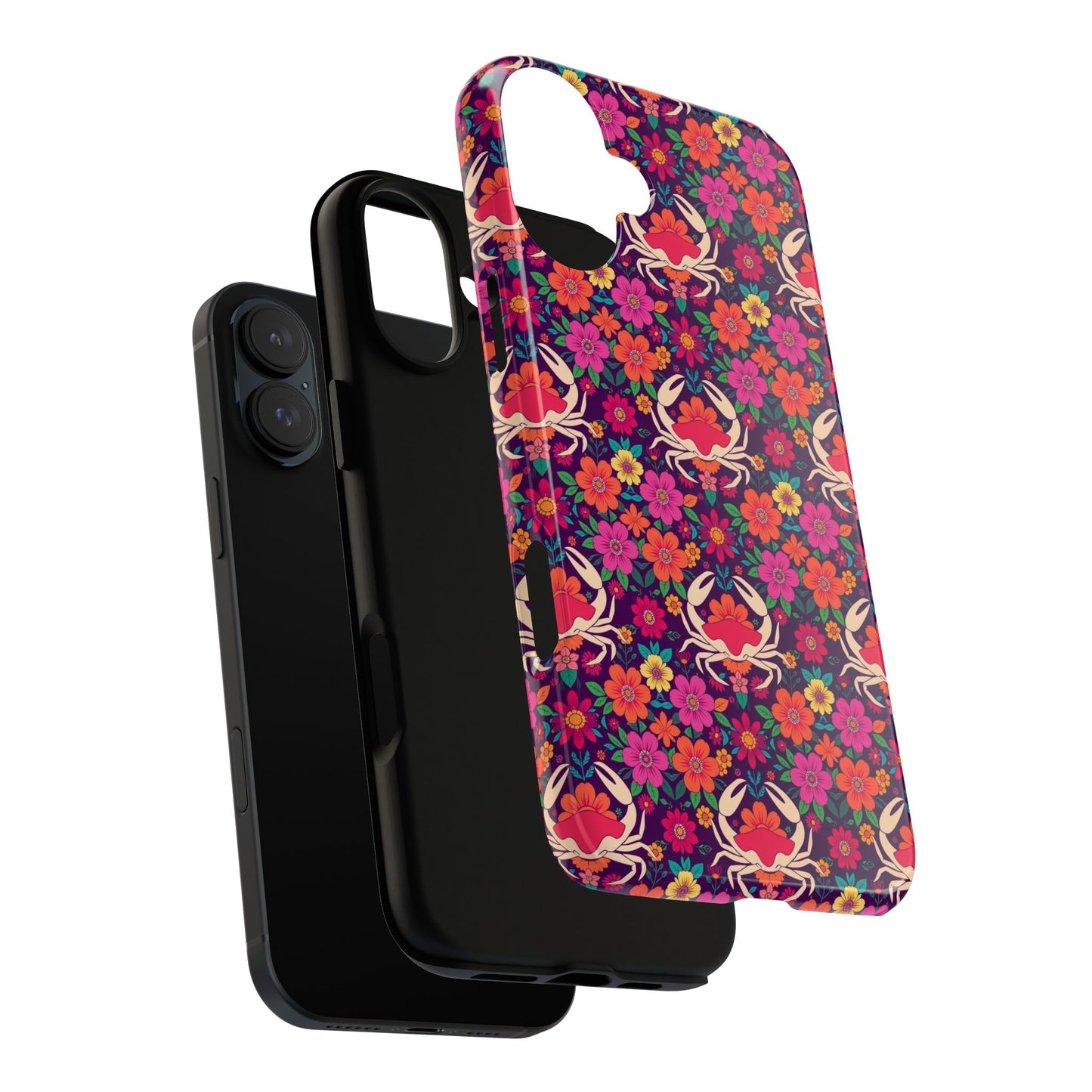 Tough Cases, Cancer, Zodiac v1, Flower Pattern