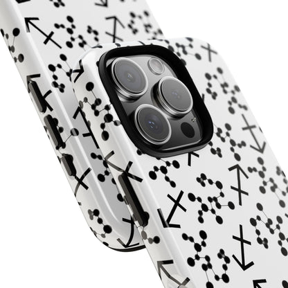 Tough Cases with the Sagittarius Zodiac sign for iPhone, Samsung Galaxy, and Google Pixel devices