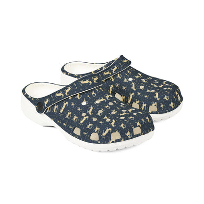 EVA Foam Rubber Shoes, (AOP), Capricorn, Zodiac v4, Pattern