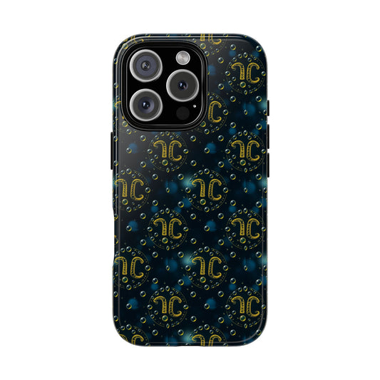 Tough Cases, Aquarius, Zodiac v2, Bubble Pattern