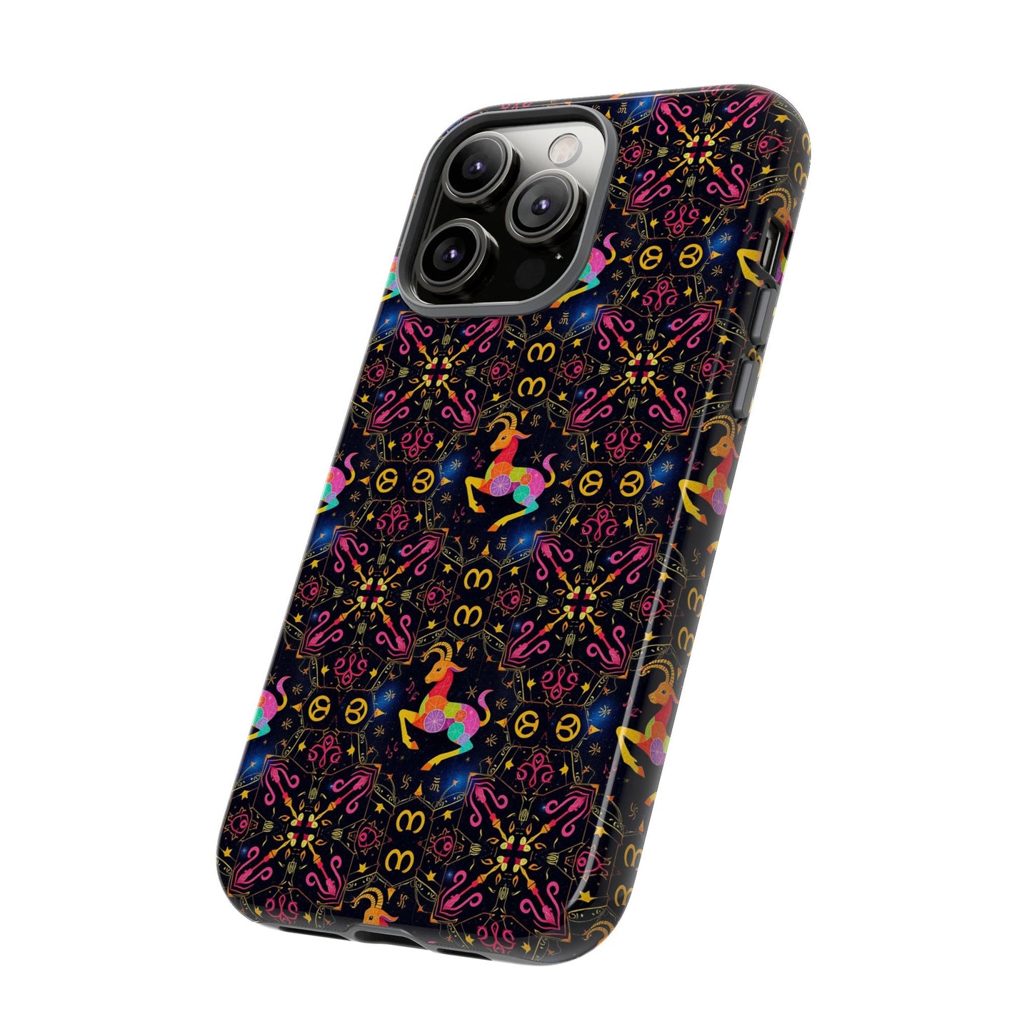 Tough Cases, Capricorn, Zodiac v2, Metal Pattern