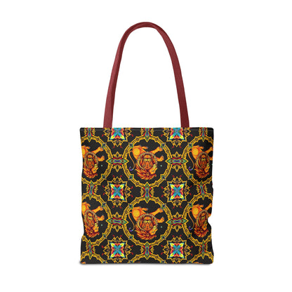 Tote Bag (AOP), Leo, Zodiac, Jewel Pattern