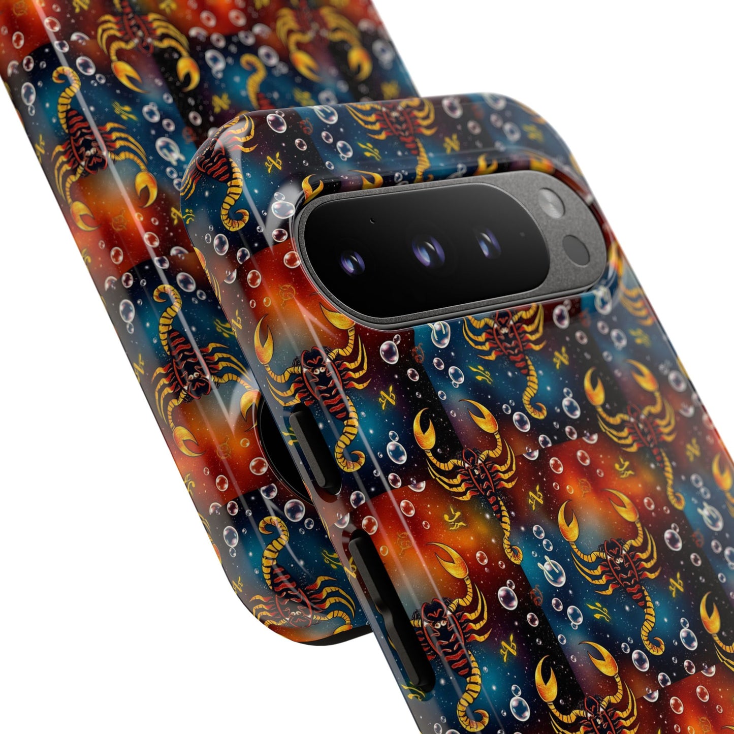 Tough Cases, Scorpio, Zodiac v2, Bubble Pattern
