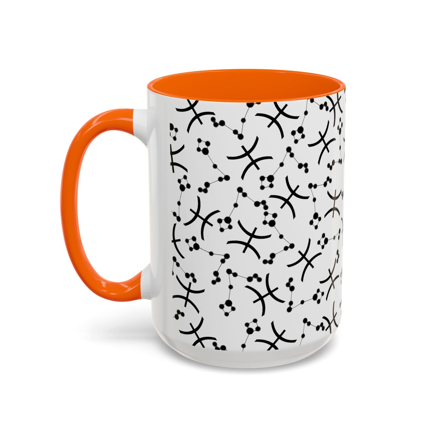 Accent Coffee Mug with the Pisces sign (11, 15oz)