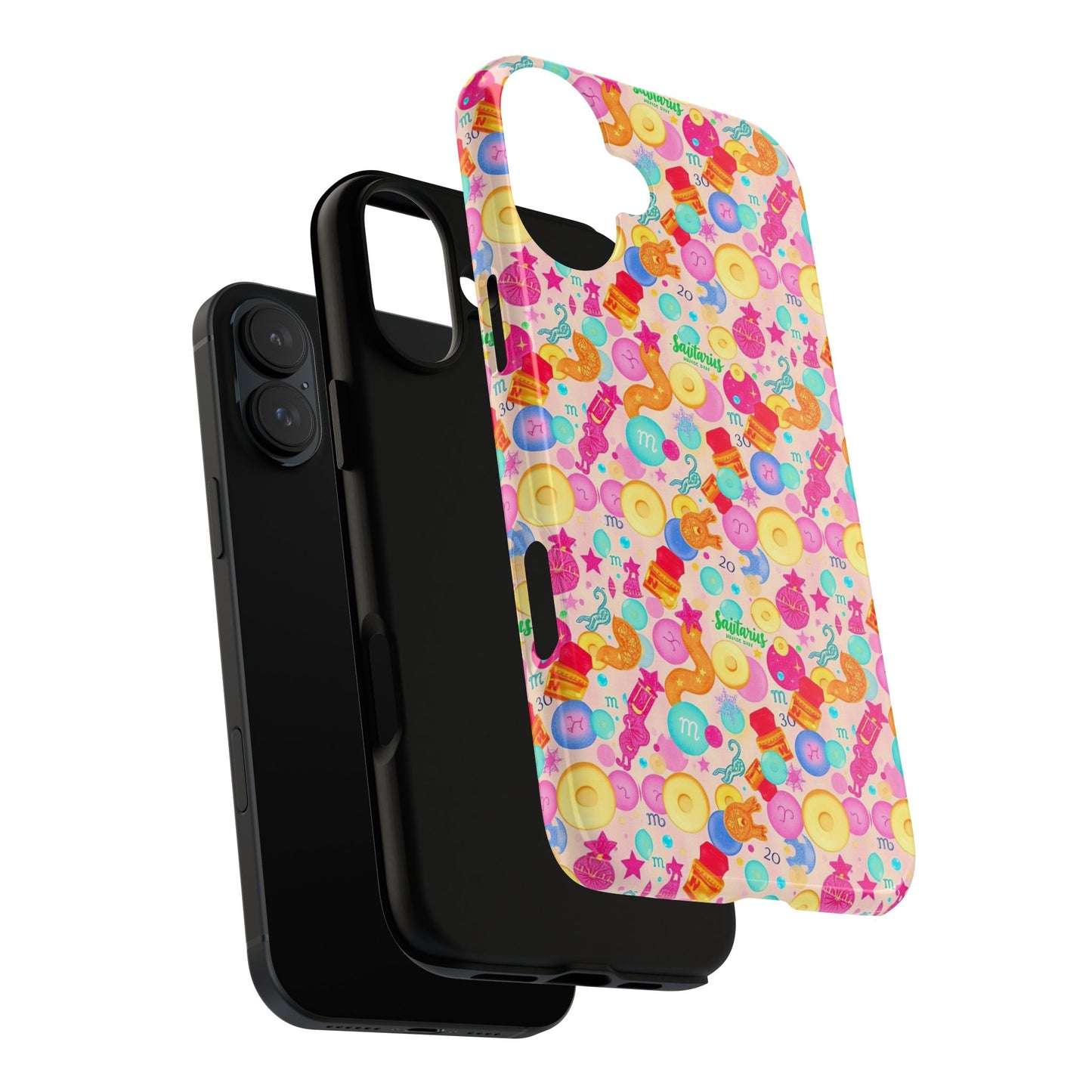 Tough Cases, Sagittarius, Zodiac v2, Bubble Pattern