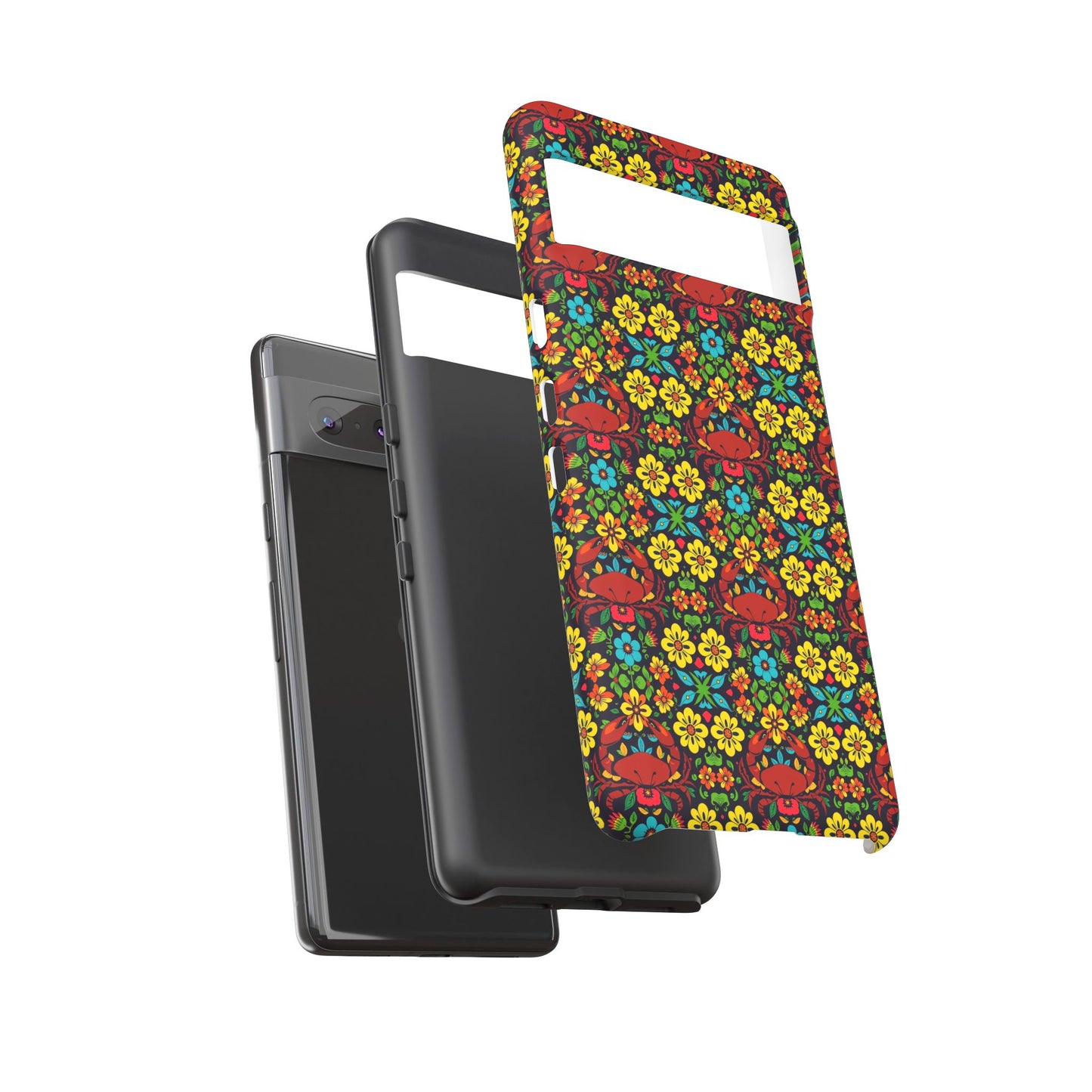 Tough Cases, Cancer, Zodiac v2, Flower Pattern