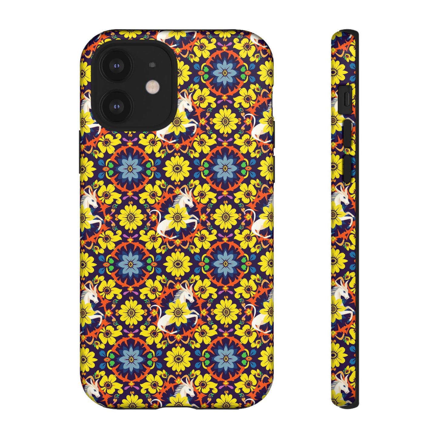 Tough Cases, Aquarius, Zodiac v3, Flower Pattern