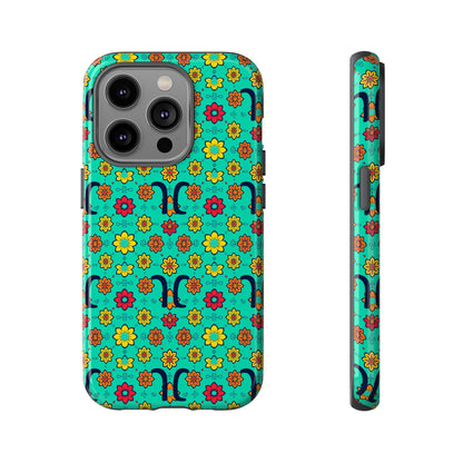 Tough Cases, Aquarius, Zodiac v2, Flower Pattern