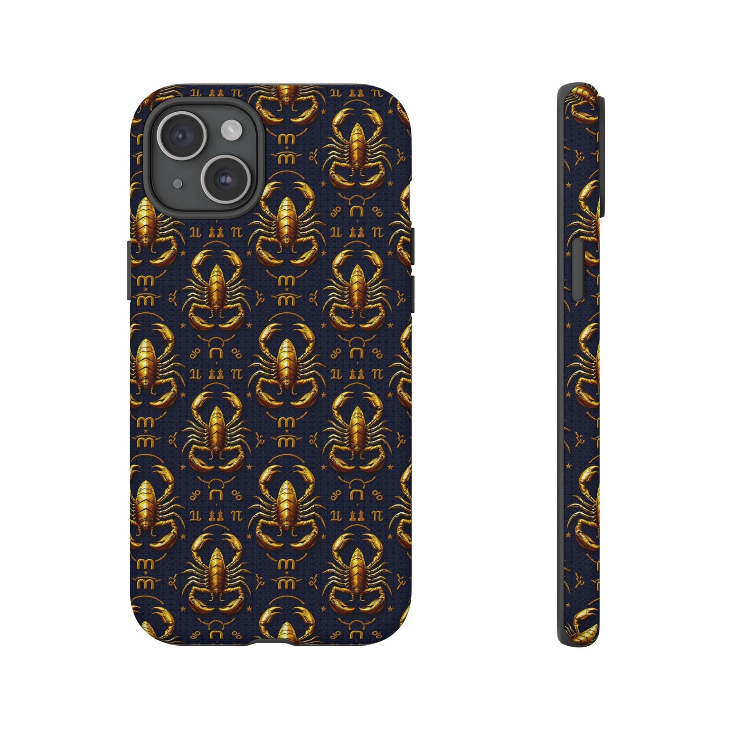 Tough Cases, Scorpio, Zodiac, Metal Pattern