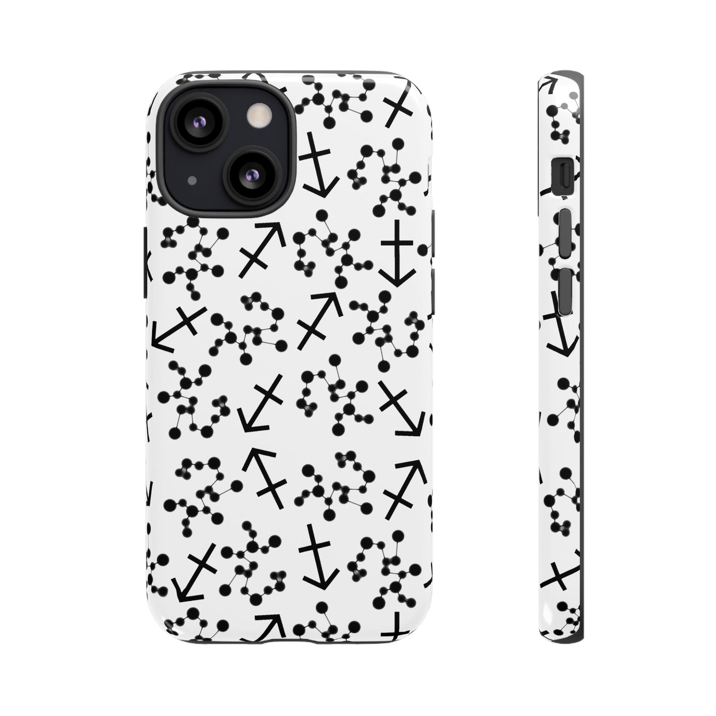 Tough Cases with the Sagittarius Zodiac sign for iPhone, Samsung Galaxy, and Google Pixel devices