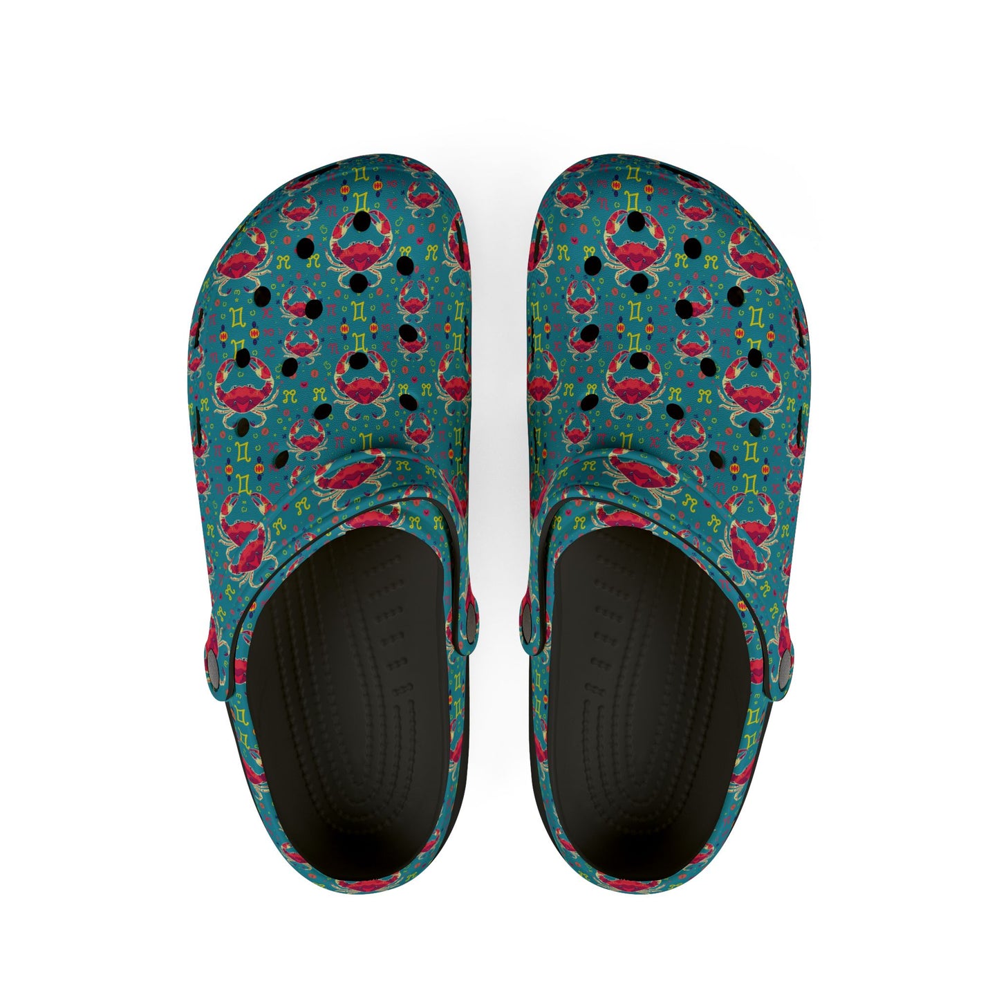 EVA Foam Rubber Shoes, (AOP), Cancer, Zodiac, Pattern