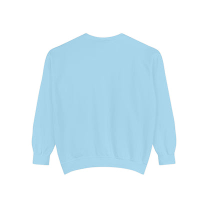 Garment-Dyed Sweatshirt, Unisex, Space Symbol Design v1, Gemini