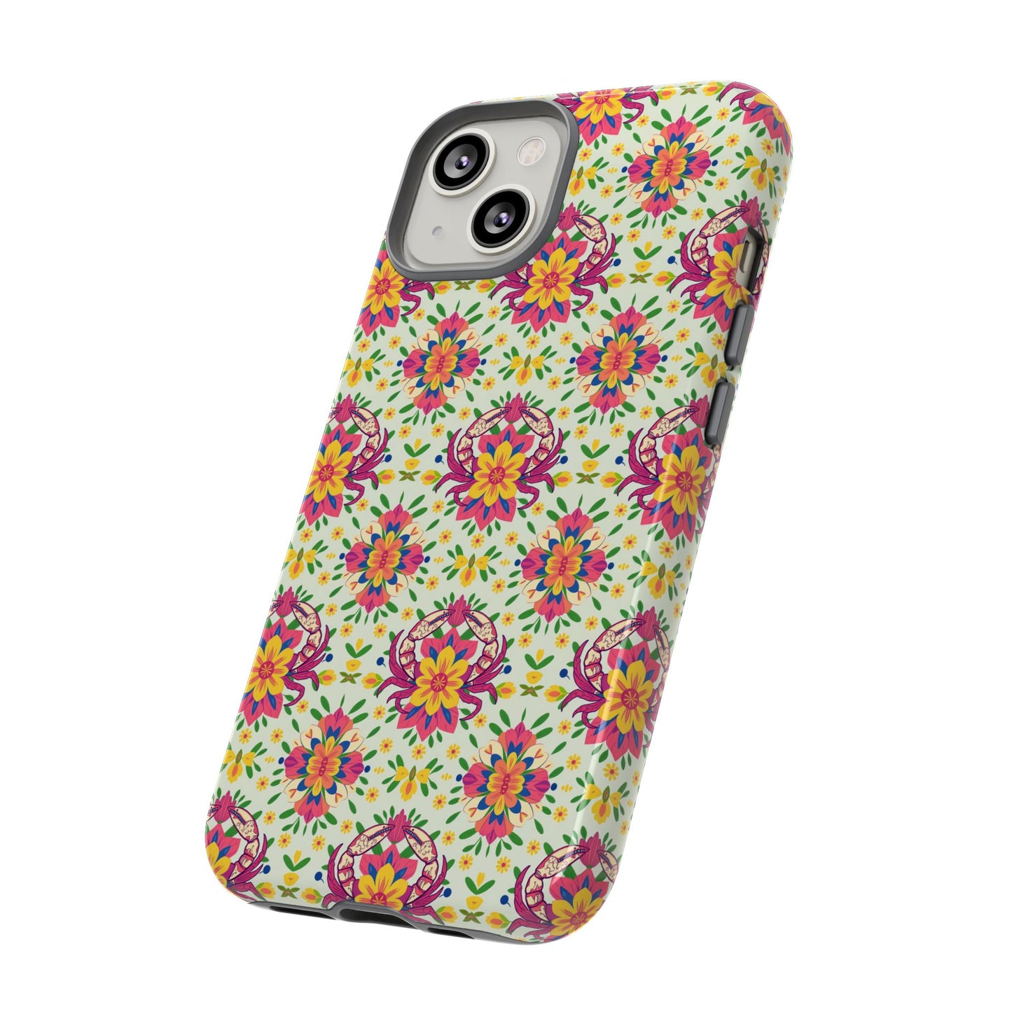 Tough Cases, Cancer, Zodiac v3, Flower Pattern