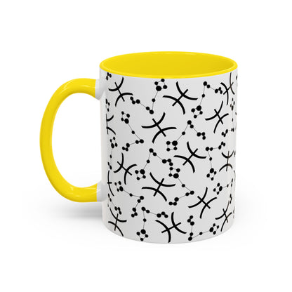Accent Coffee Mug with the Pisces sign (11, 15oz)