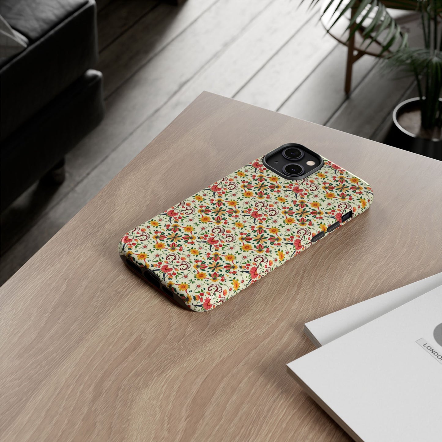 Tough Cases, Aries, Zodiac, Flower Pattern