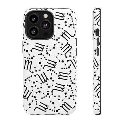 Tough Cases with the Scorpio Zodiac sign for iPhone, Samsung Galaxy, and Google Pixel devices