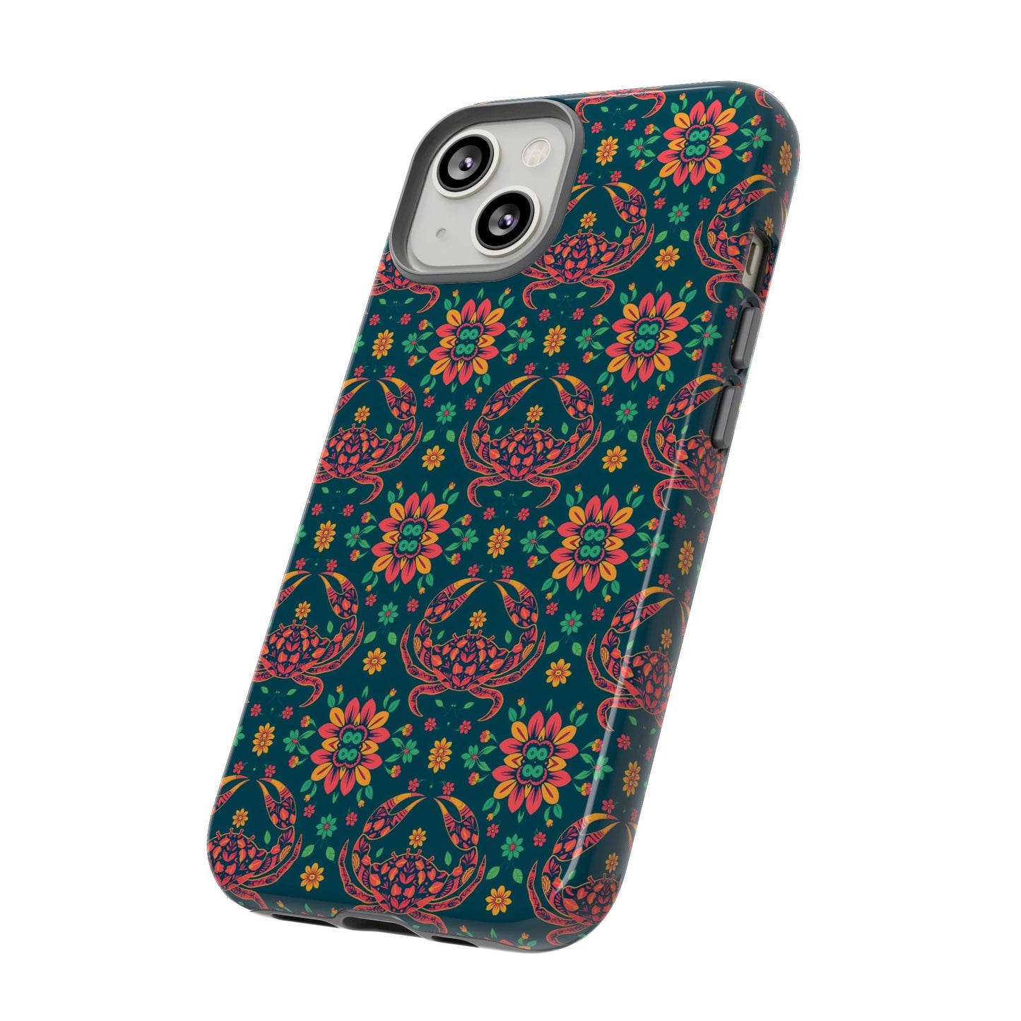 Tough Cases, Cancer, Zodiac v4, Flower Pattern