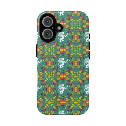Tough Cases, Sagittarius, Zodiac, Flower Pattern