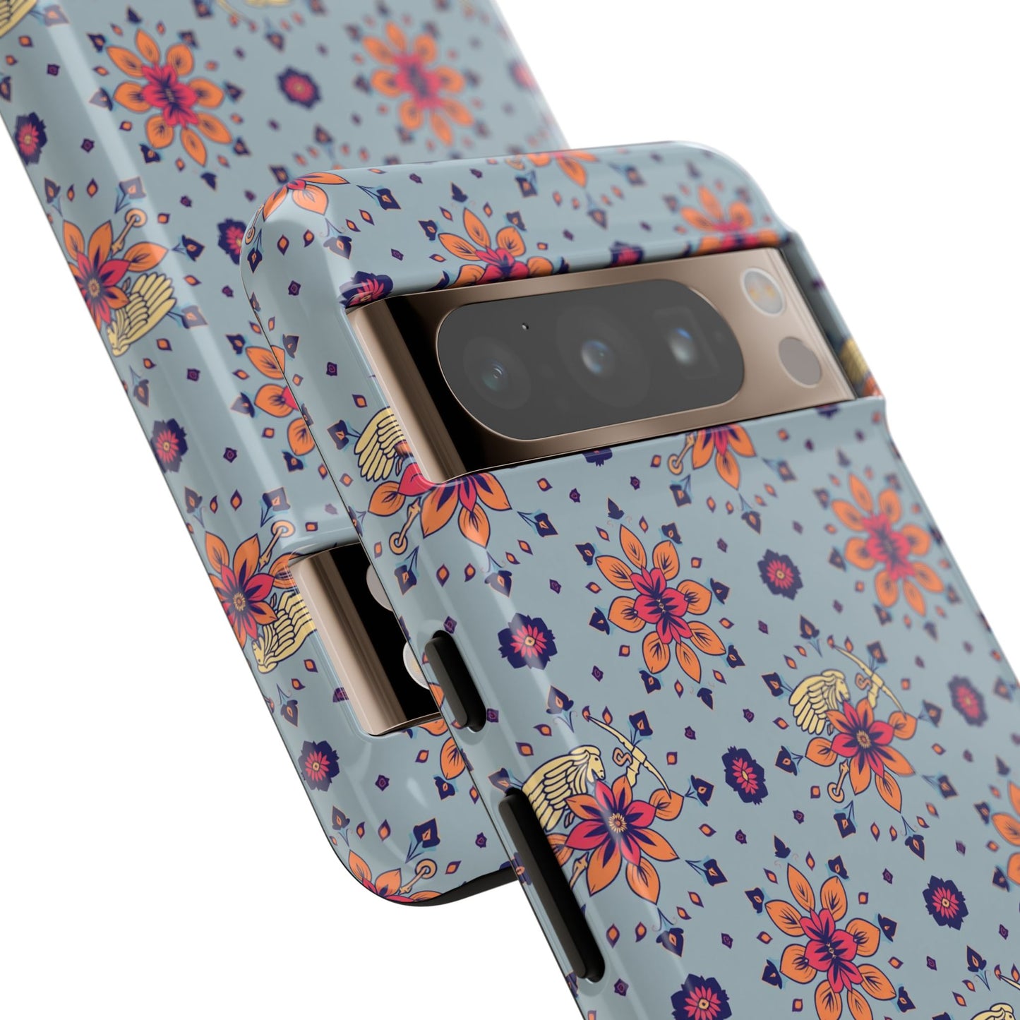 Tough Cases, Sagittarius, Zodiac v3, Flower Pattern