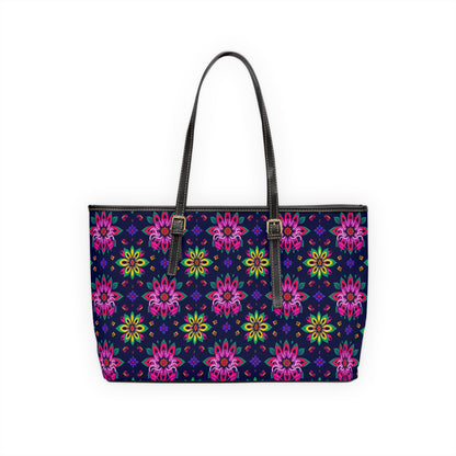 Leather Shoulder Bag, Scorpio, Zodiac, Flower Pattern