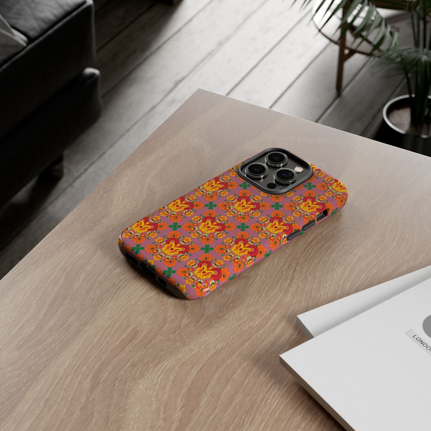 Tough Cases, Aries, Zodiac v1, Flower Pattern