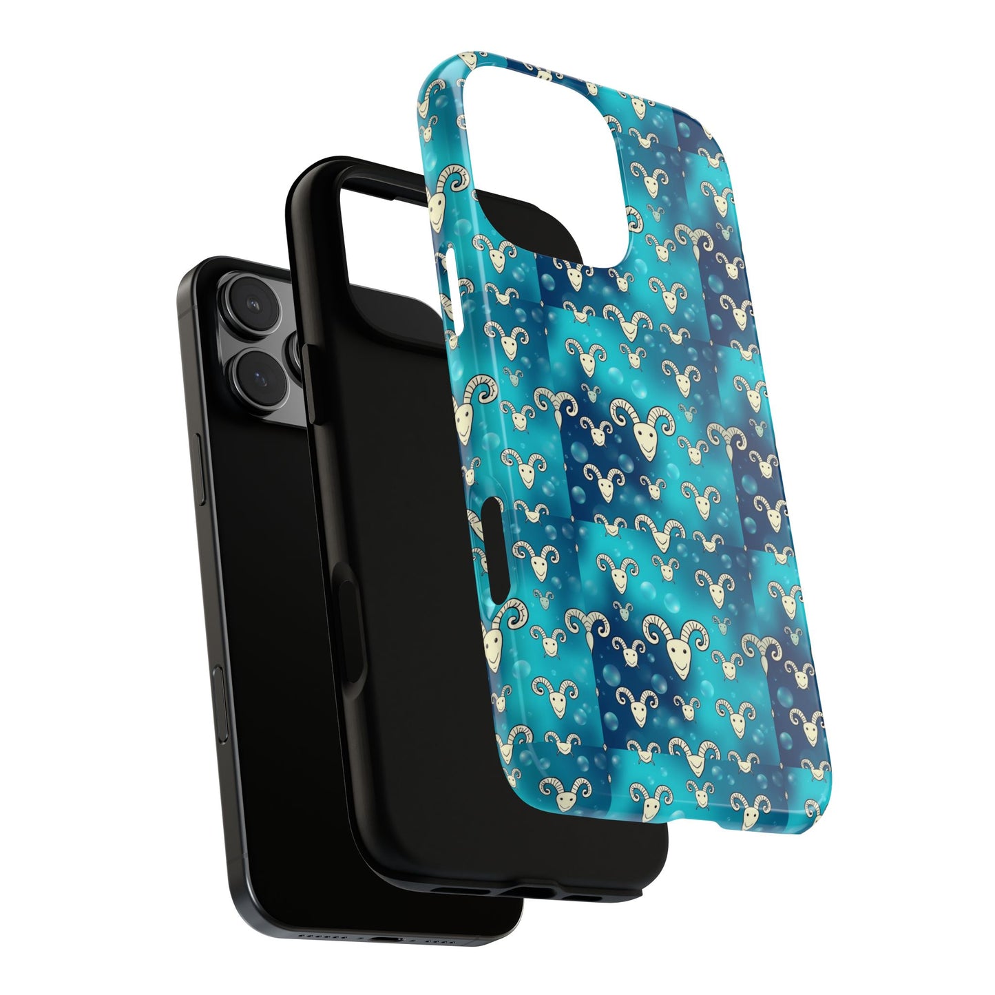Tough Cases, Aries, Zodiac v1, Bubble Pattern
