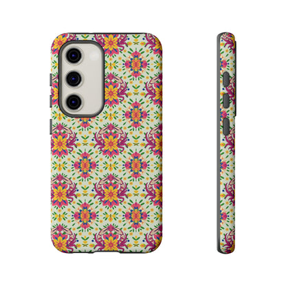 Tough Cases, Cancer, Zodiac v3, Flower Pattern