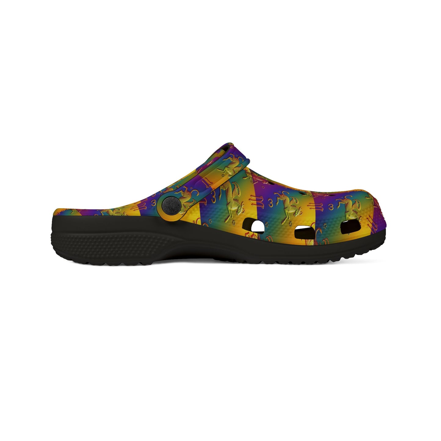 EVA Foam Rubber Shoes, (AOP), Virgo, Zodiac v4, Pattern
