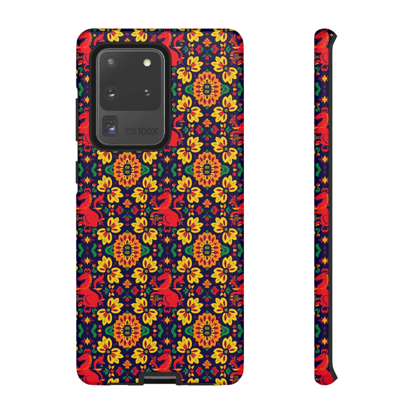 Tough Cases, Virgo, Zodiac v2, Flower Pattern