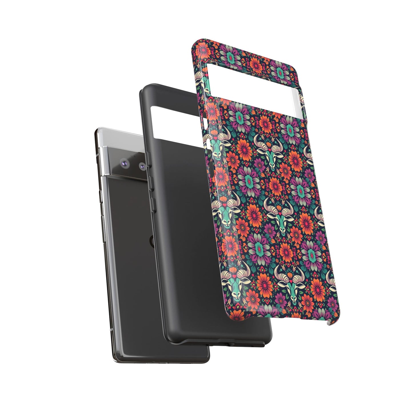 Tough Cases, Taurus, Zodiac v4, Flower Pattern