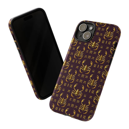 Tough Cases, Scorpio, Zodiac v2, Metal Pattern