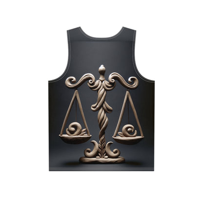 Men's Tank (AOP), Regular fit, Libra Zodiac Sign