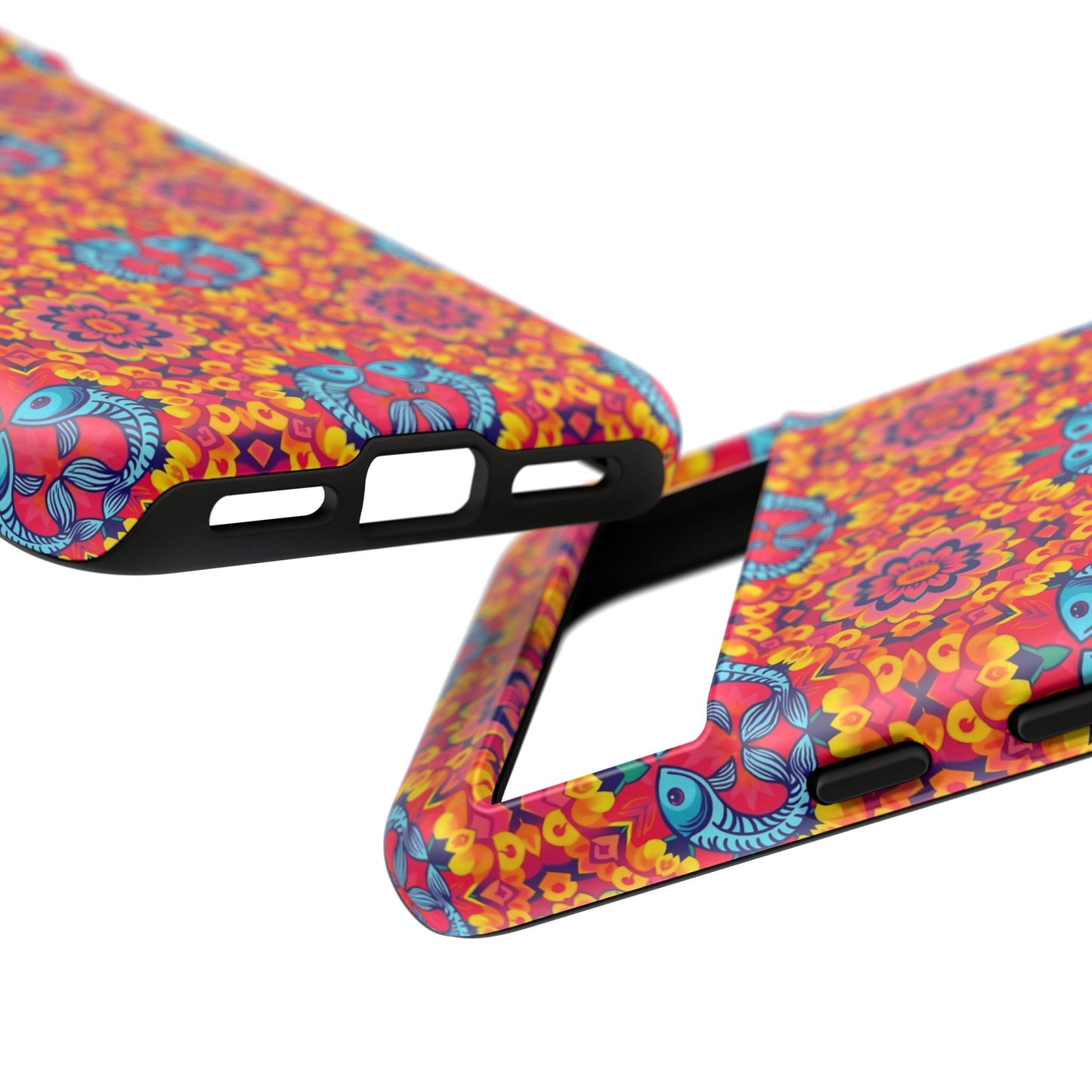 Tough Cases, Pisces, Zodiac v1, Flower Pattern