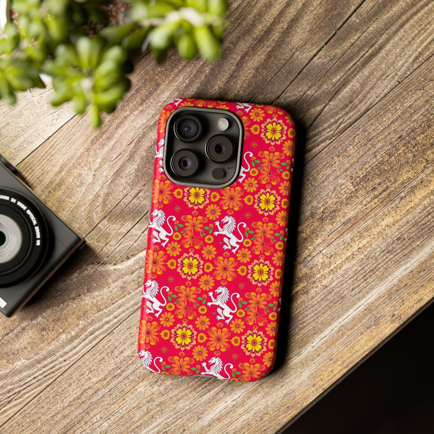 Tough Cases, Leo, Zodiac v4, Flower Pattern