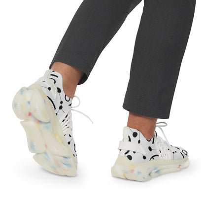 Men's Mesh Sneakers, Cancer Zodiac Sign, all over print