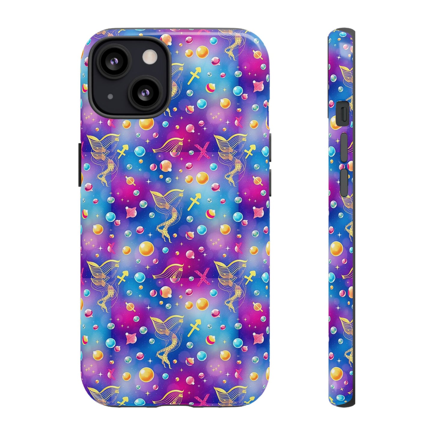 Tough Cases, Sagittarius, Zodiac v3, Bubble Pattern