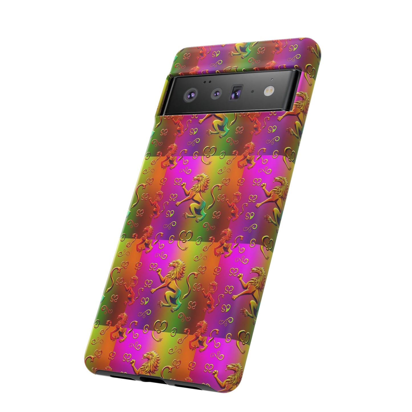 Tough Cases, Leo, Zodiac v1, Metal Pattern